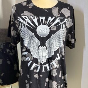 Journey retro concert tour Black & Grey Graphic T-Shirt